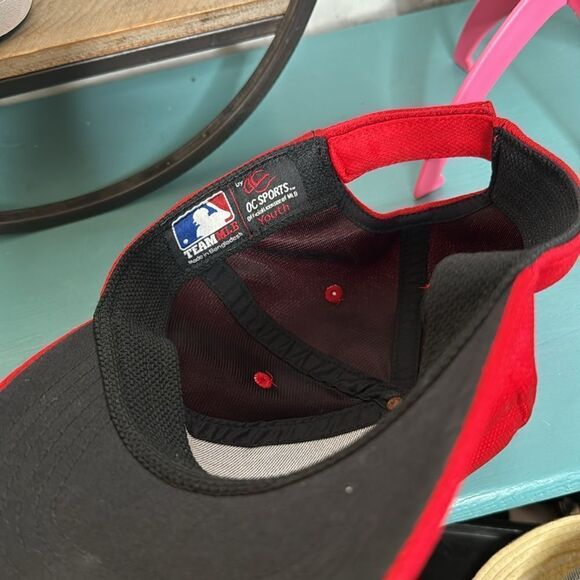 MLB Youth Washington Nationals Fanatics Branded Red Core Adjustable Hat - Picture 4 of 4